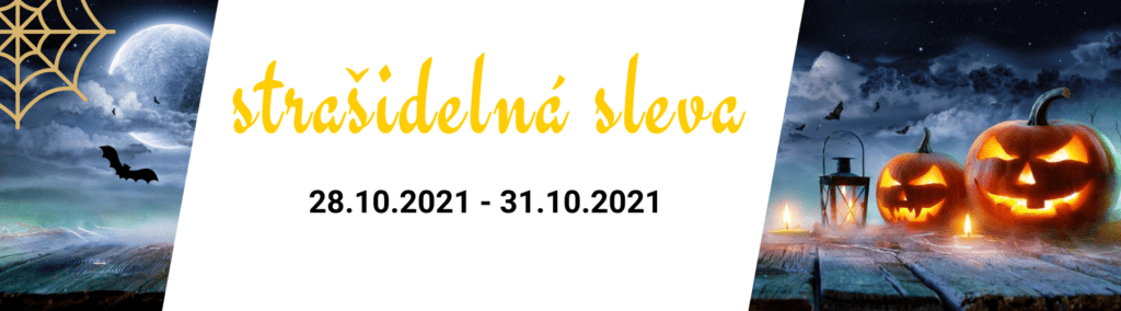 halloweenská sleva