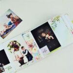 Ručně vyráběné rodinné fotoalbum svatba děti zážitky gaiahome