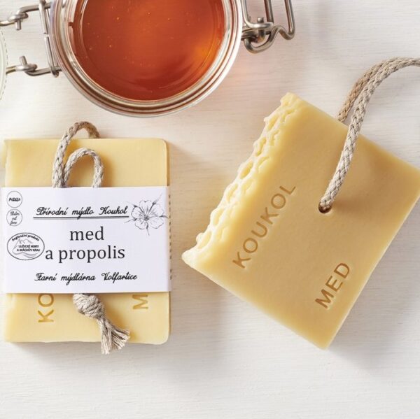 Mýdlo med a propolis mýdlárna koukol gaiahome