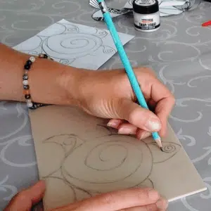 linoryt a textilní barvy gaiahome