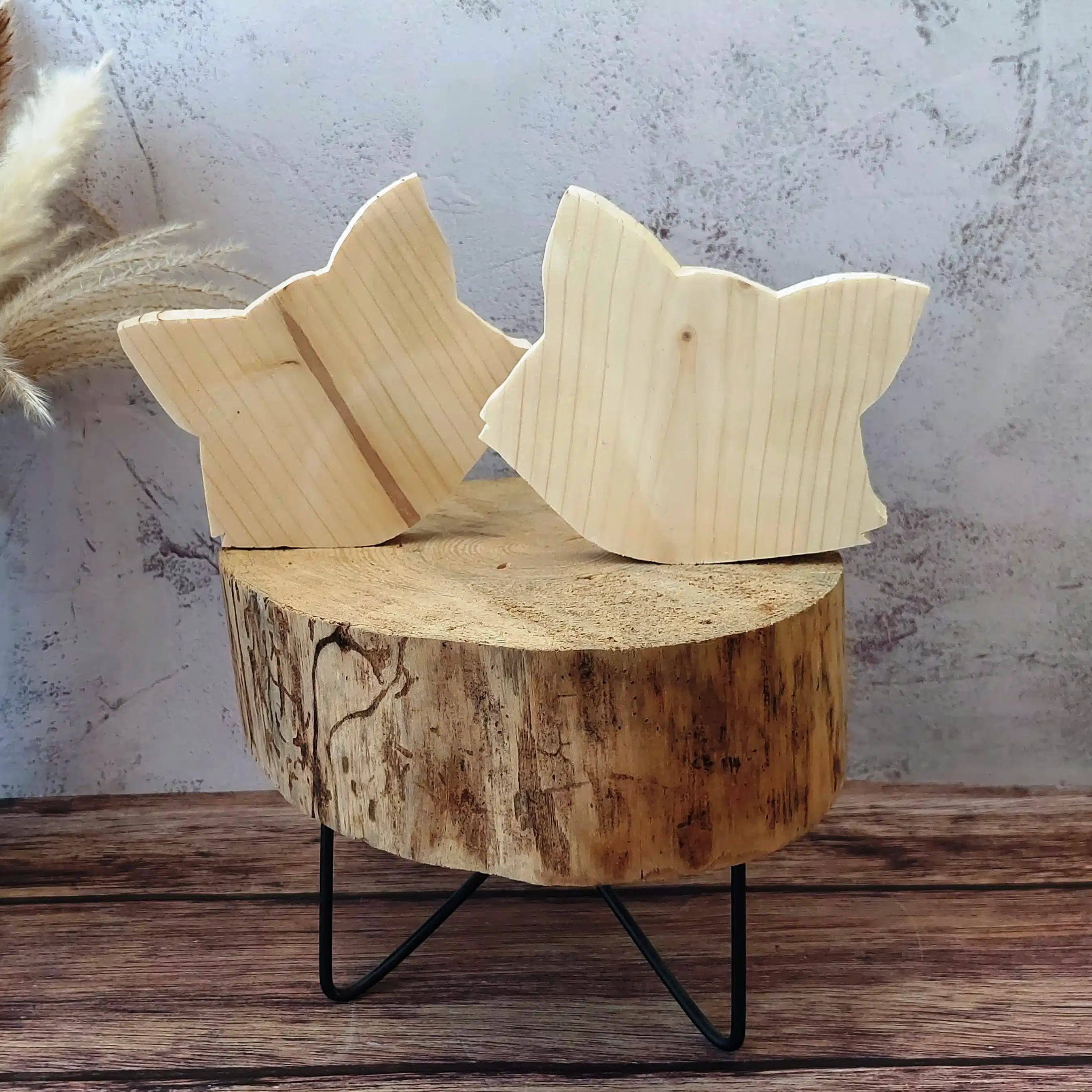 dřevěný polotovar k dotvoření ve tvaru lišky gaiahome