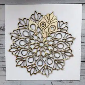 VELKÁ DEKORACE NA PLÁTNO – MANDALA – WORKSHOP