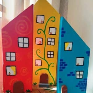 XXL dřevěné domečky – tematický kreativní workshop 14. 8. 2026