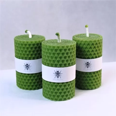 svíčka motaná zelená gaiahome